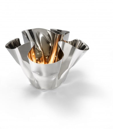 Margeaux Vase & Fyrfadsstage – Unikt Design i Rustfrit Stål - Philippi Design
