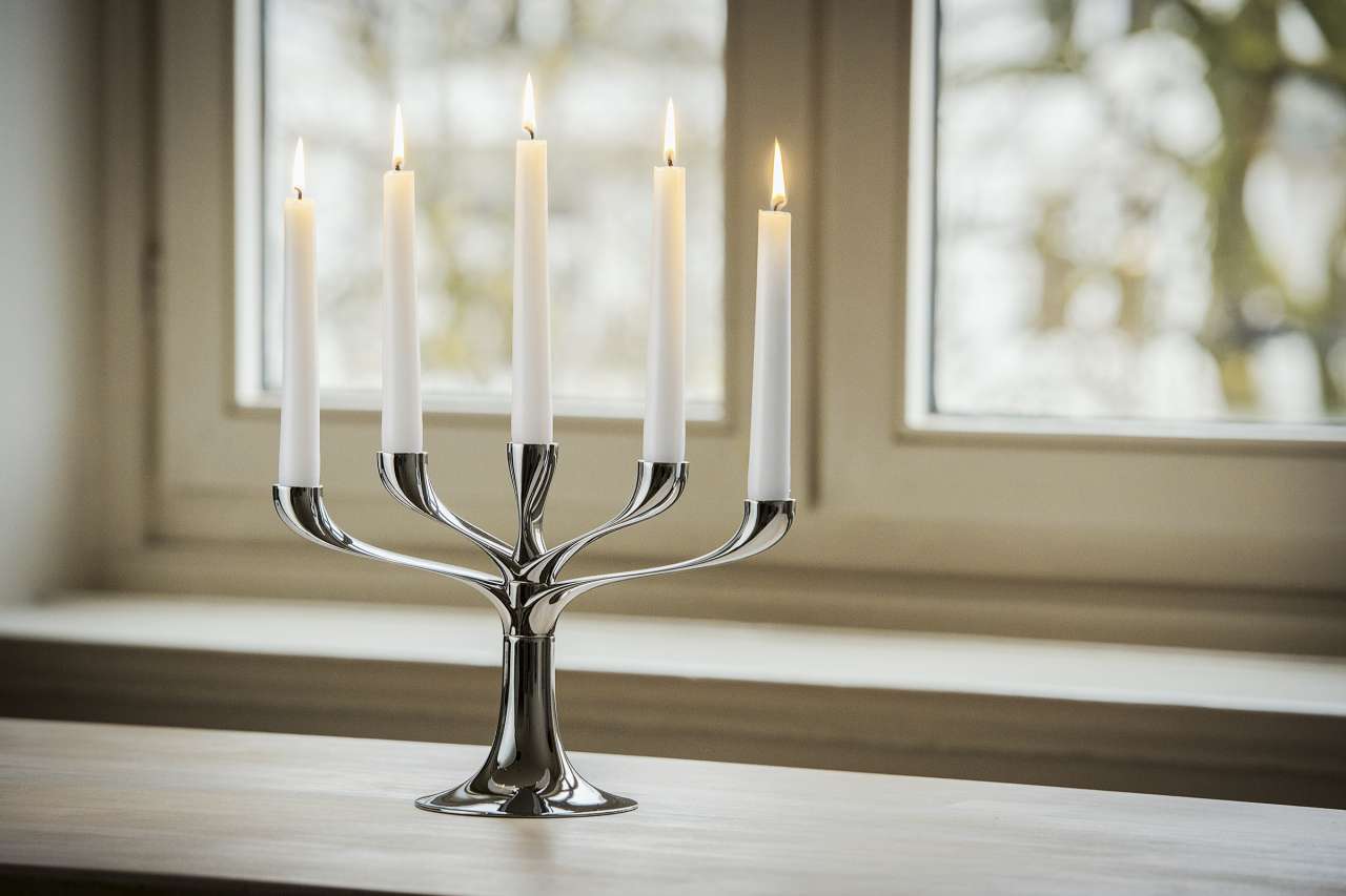 Kerzenständer - Candelabra - Teilbarer Leuchter (für 1, 3 oder 5 Kerzen) - Philippi Design