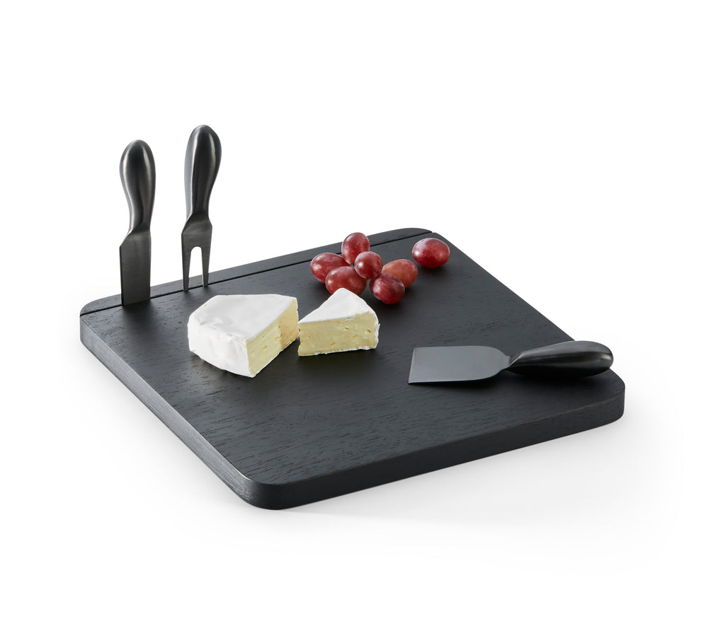 Elegant cheese board set with 3 specially designed knives - Fromage - Philippi Design