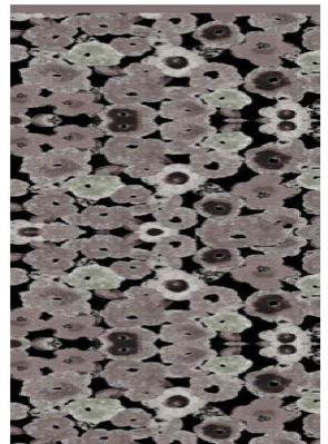 Aperitif Sjaler – Muted Blossom Seidenschal – 100 % Seide – elegantes Blumenmuster