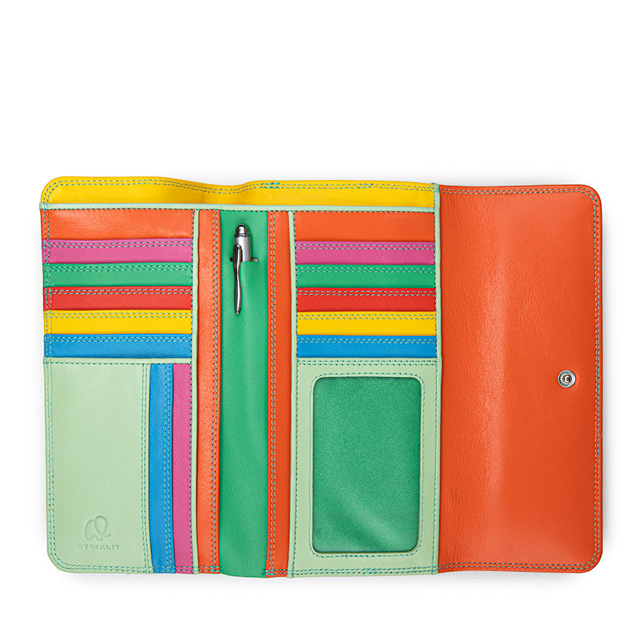 Mywalit pung med plads til 14 kort - Tri-fold w/Outer Zip Purse - style 269