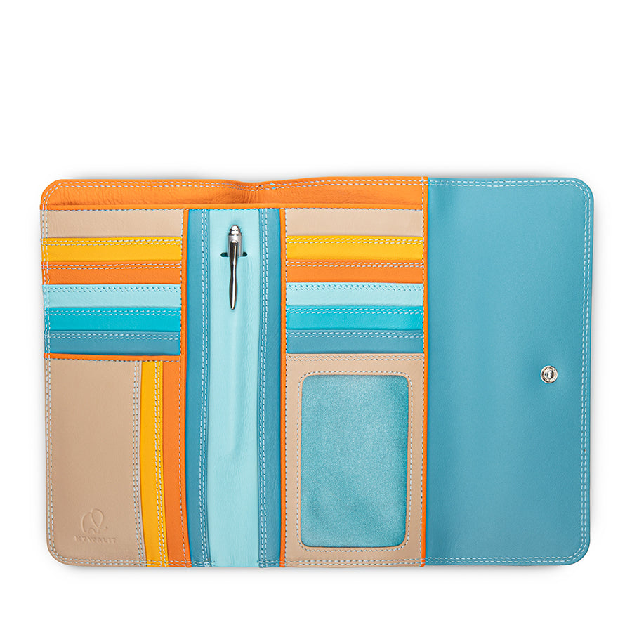 Mywalit pung med plads til 14 kort - Tri-fold w/Outer Zip Purse - style 269