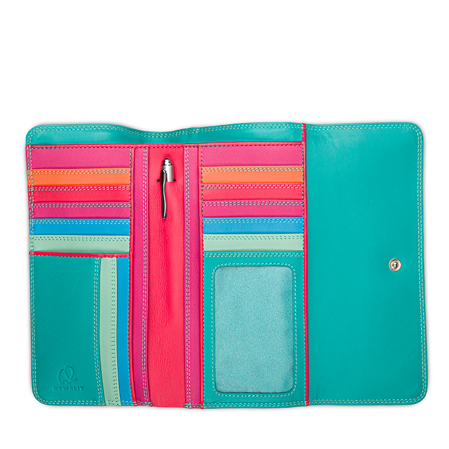 Mywalit pung med plads til 14 kort - Tri-fold w/Outer Zip Purse - style 269