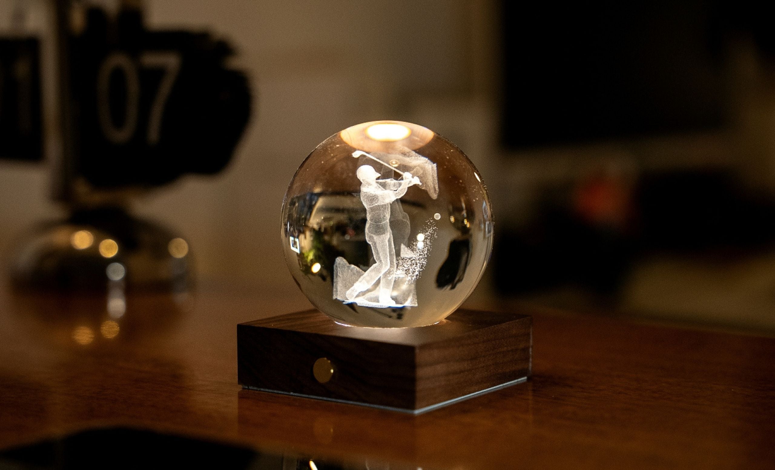 Gingko Design - Amber Crystal Light – dekorativ LED-krystal lampe