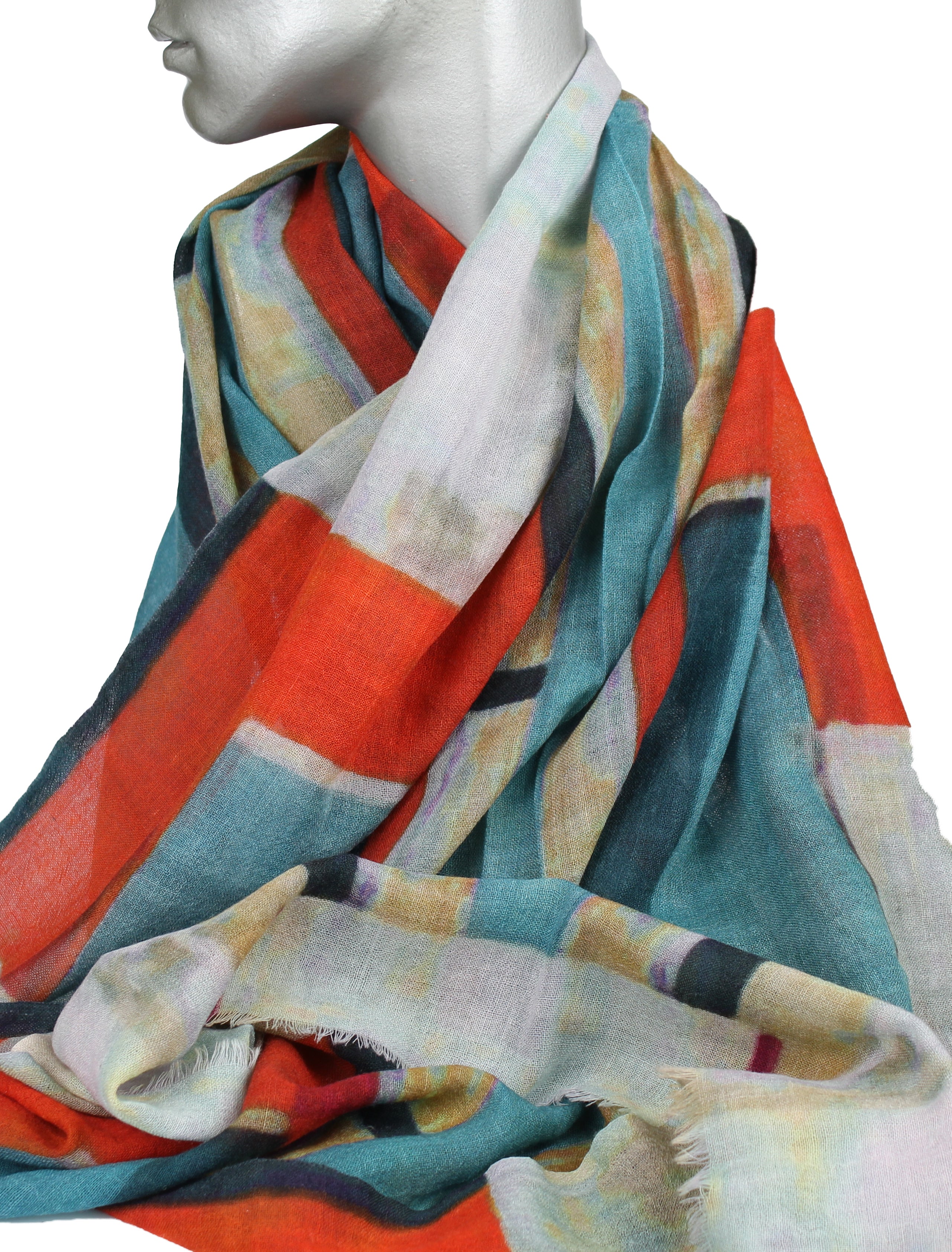 Schal - 100 % Wolle - Still Claret - 33345C