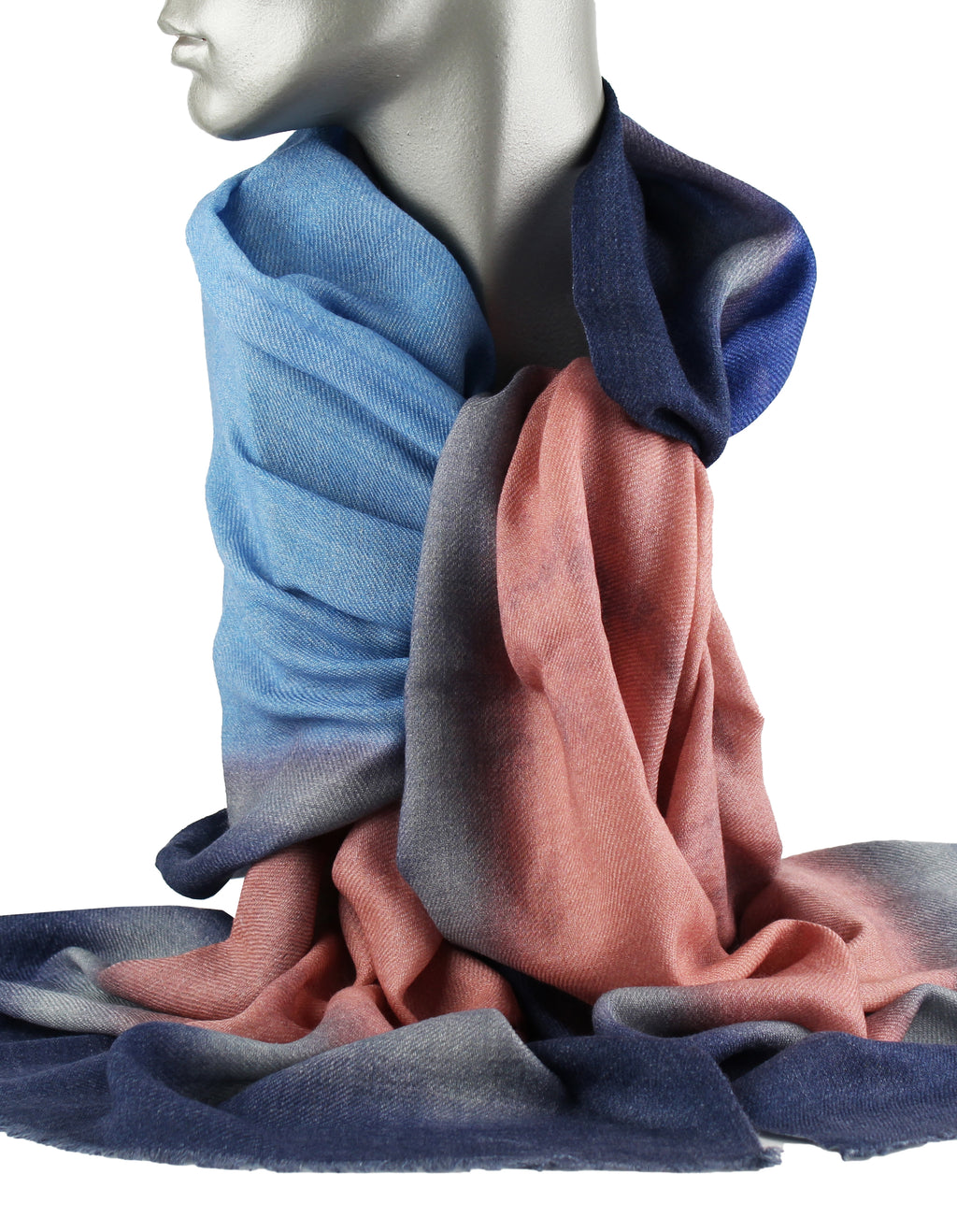 Schal - 100% Wolle - Rose- Blues Petite - 33347