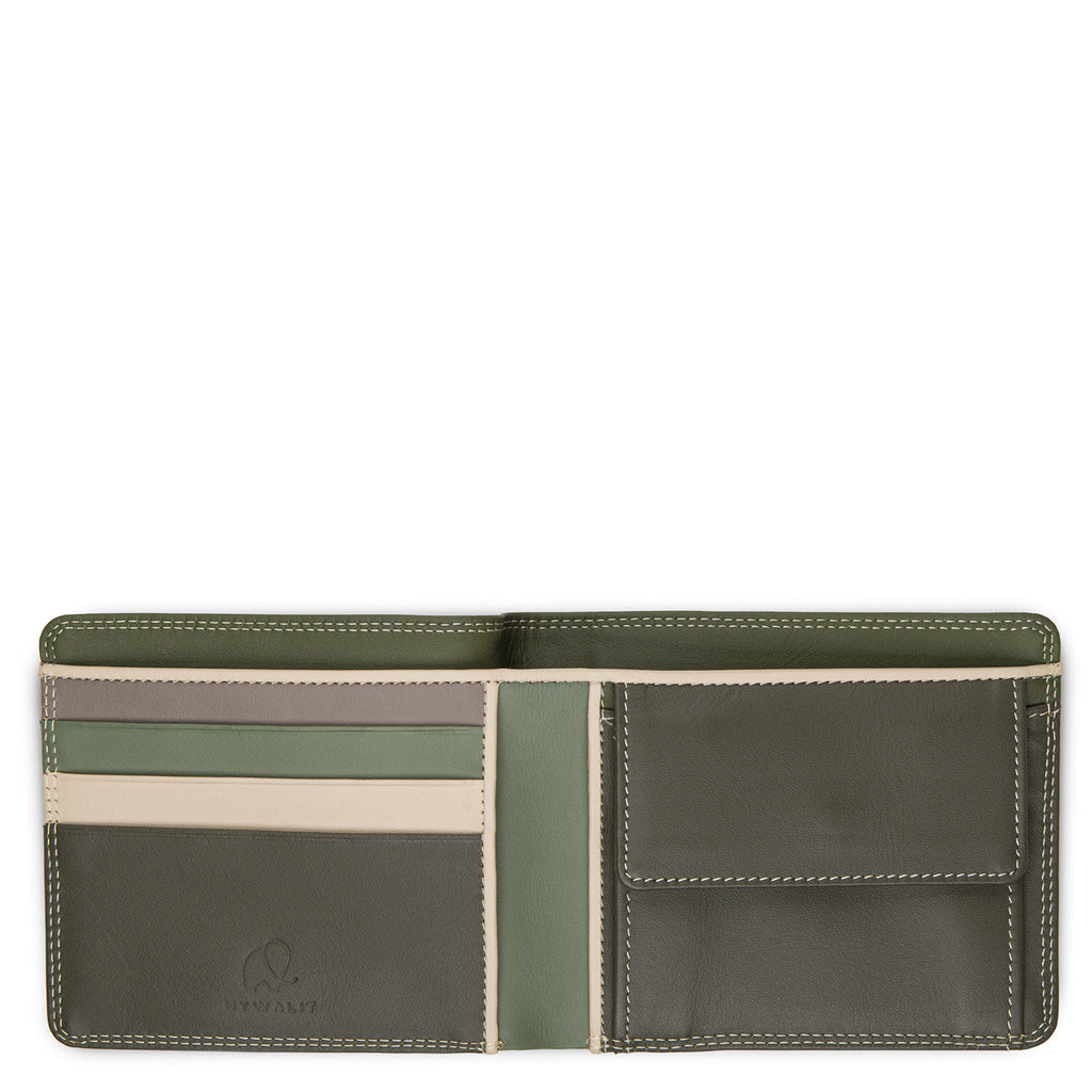 Exclusive Mywalit Men's Wallet in Soft Nappa Leather with Coin Pocket – 11 × 9 cm - style 4506