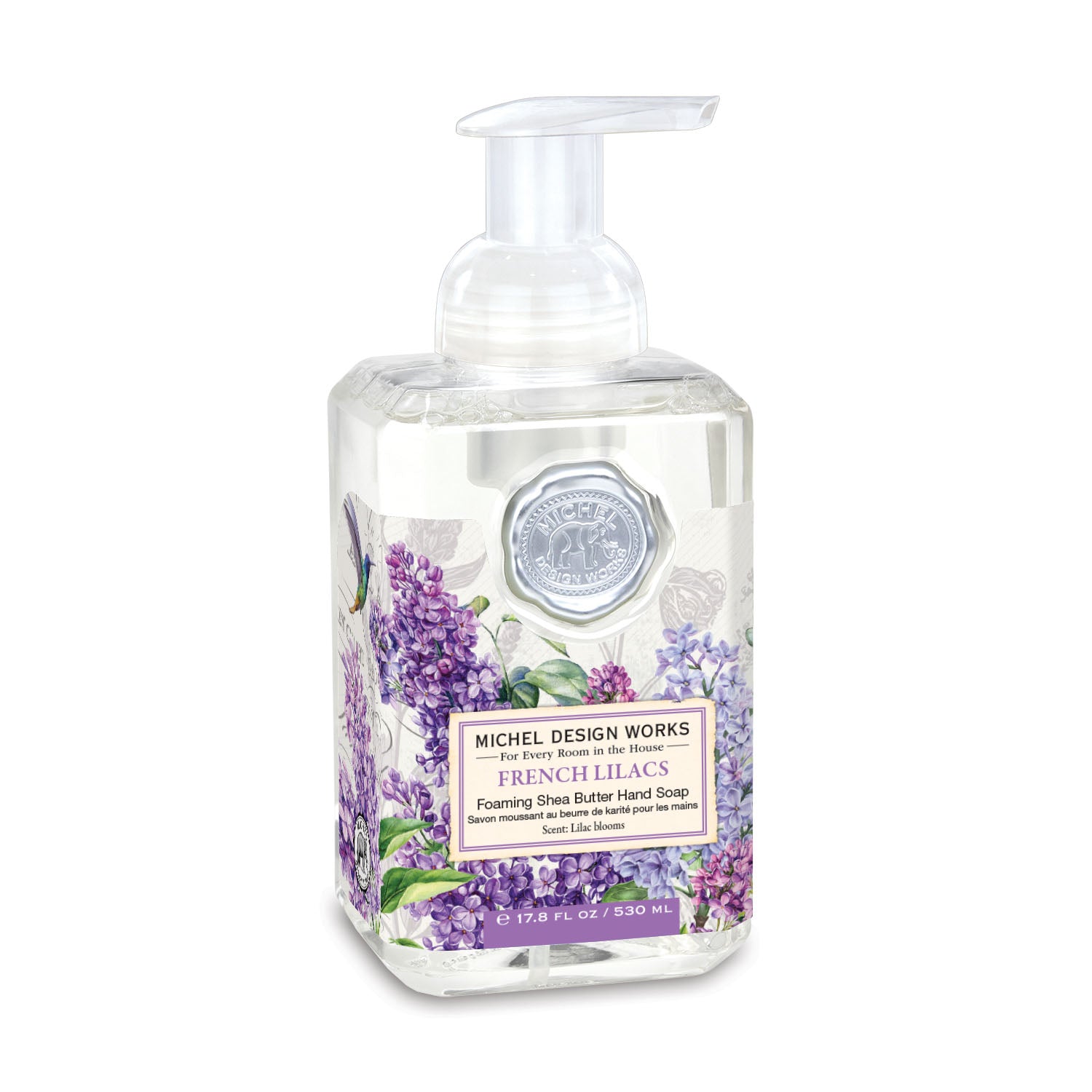 Skumhåndsæbe med aloe - Michel Design Works - French Lilacs