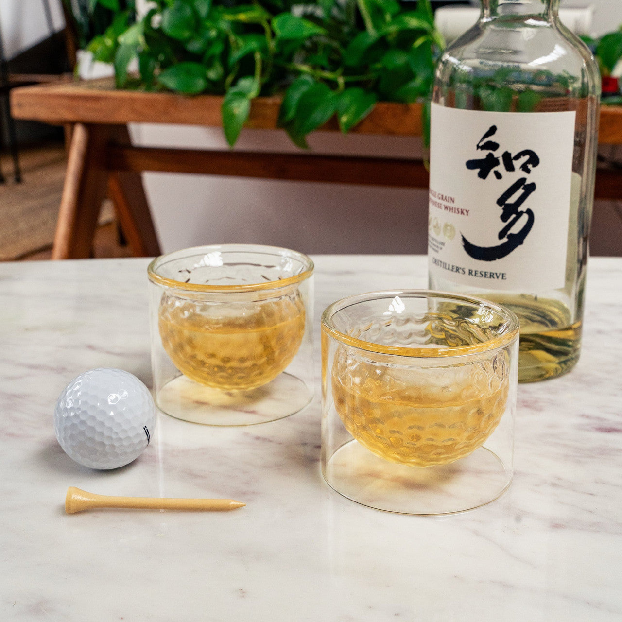 ⛳ Kikkerland Golf Ball Glasses – Drikkeglas (sæt)
