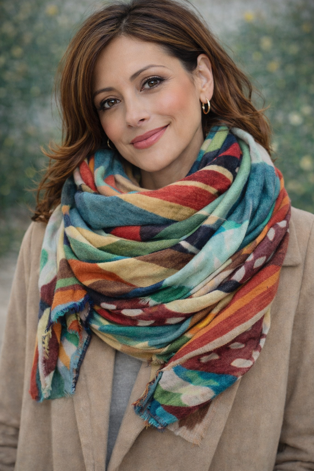 Scarf - wool/silk - 44111