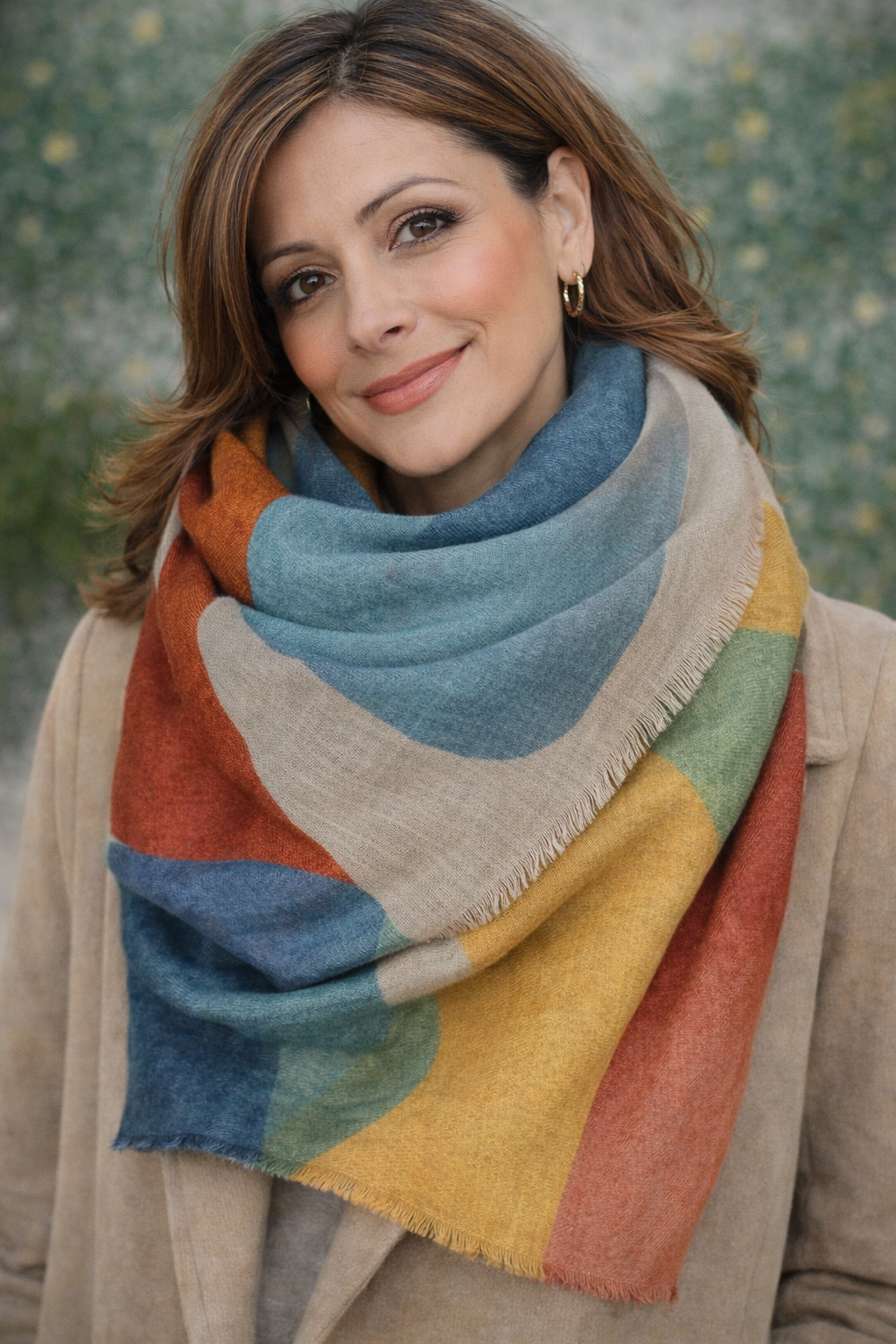 Scarf - wool/silk - Aperitif Shawls - 44117