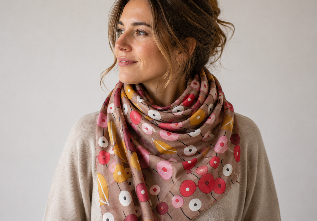 Scarf - 100% silk - 22106l