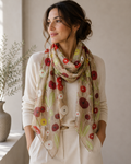 Scarf - 100% silk - Field of Flower Mudra - 22106G