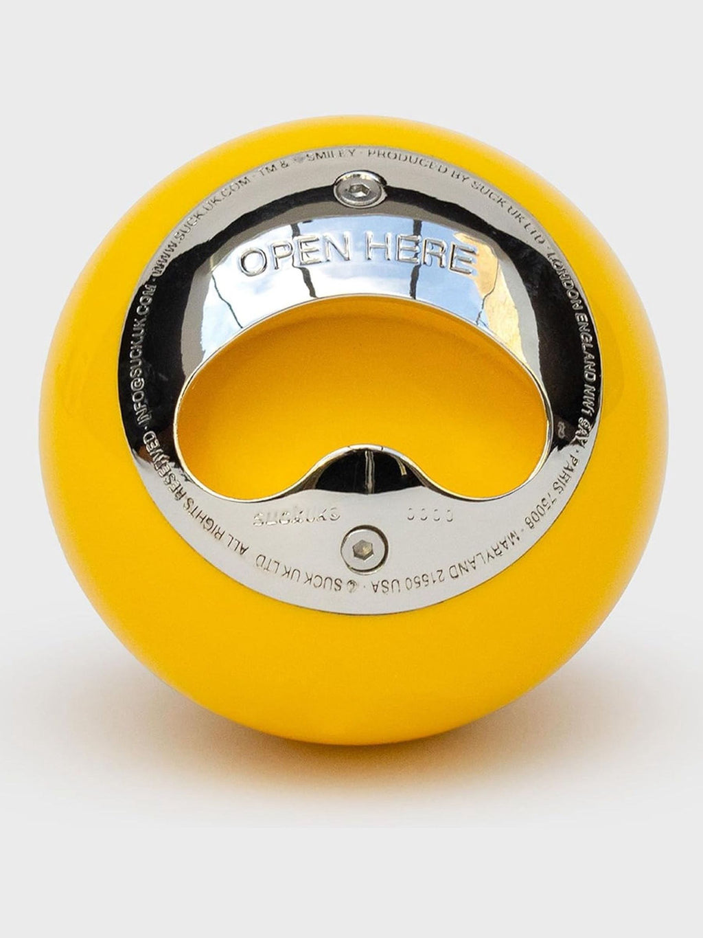 Smiley Bottle Opener – ikonisk flaskeåbner fra Suck UK