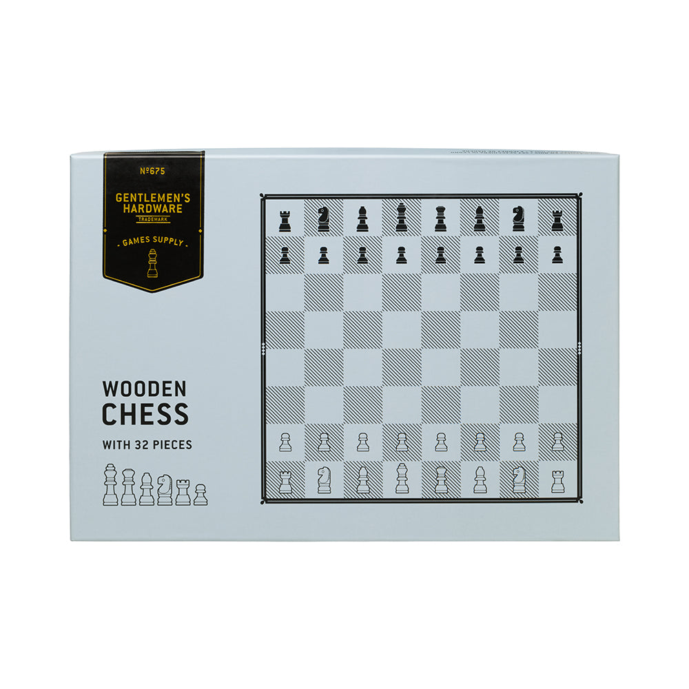 Chess Set in Acacia Wood – Classic Strategy in Beautiful Design