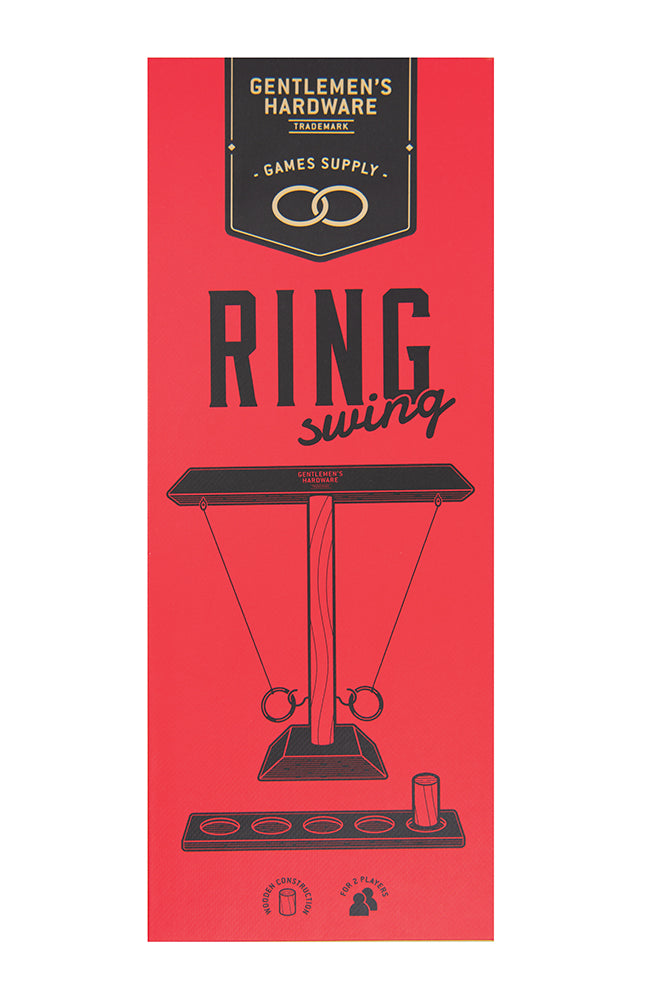 Ring-Swing-Spiel – Spannung und Geschicklichkeit in einem Holzspiel
