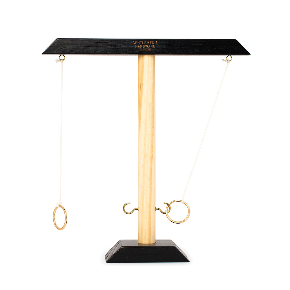 Ring-Swing-Spiel – Spannung und Geschicklichkeit in einem Holzspiel