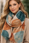 🧣 Nordic Waves – Luxury Scarf in Wool and Silk ❄️