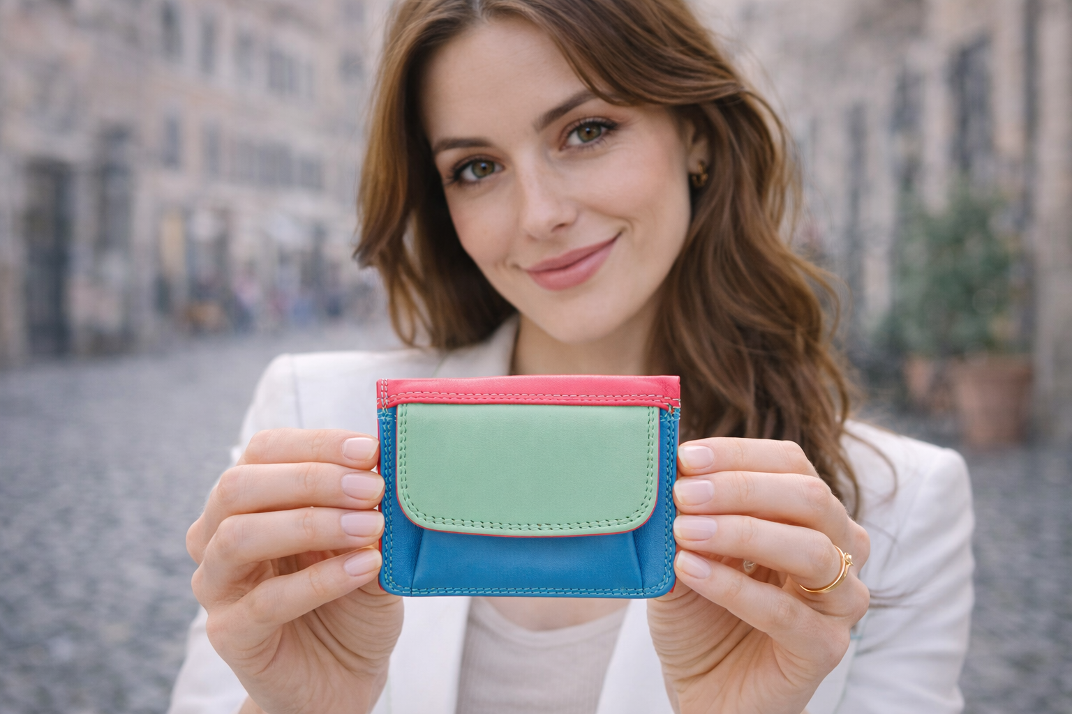 MyWalit Small Trifold Purse | compact and practical leather purse - style 243
