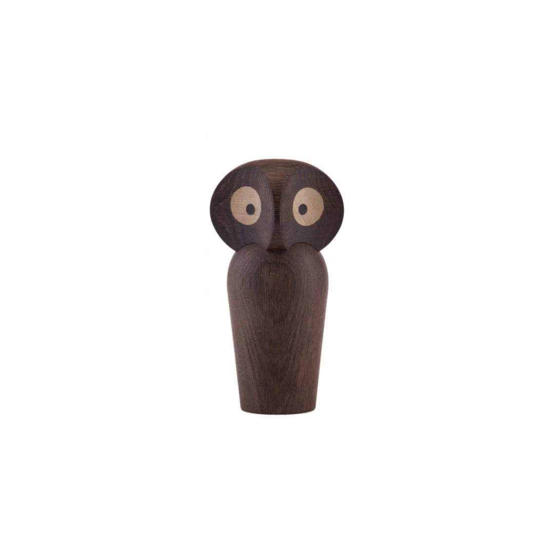 Architectmade Eule – ikonische Holzfigur mit drehbarem Kopf