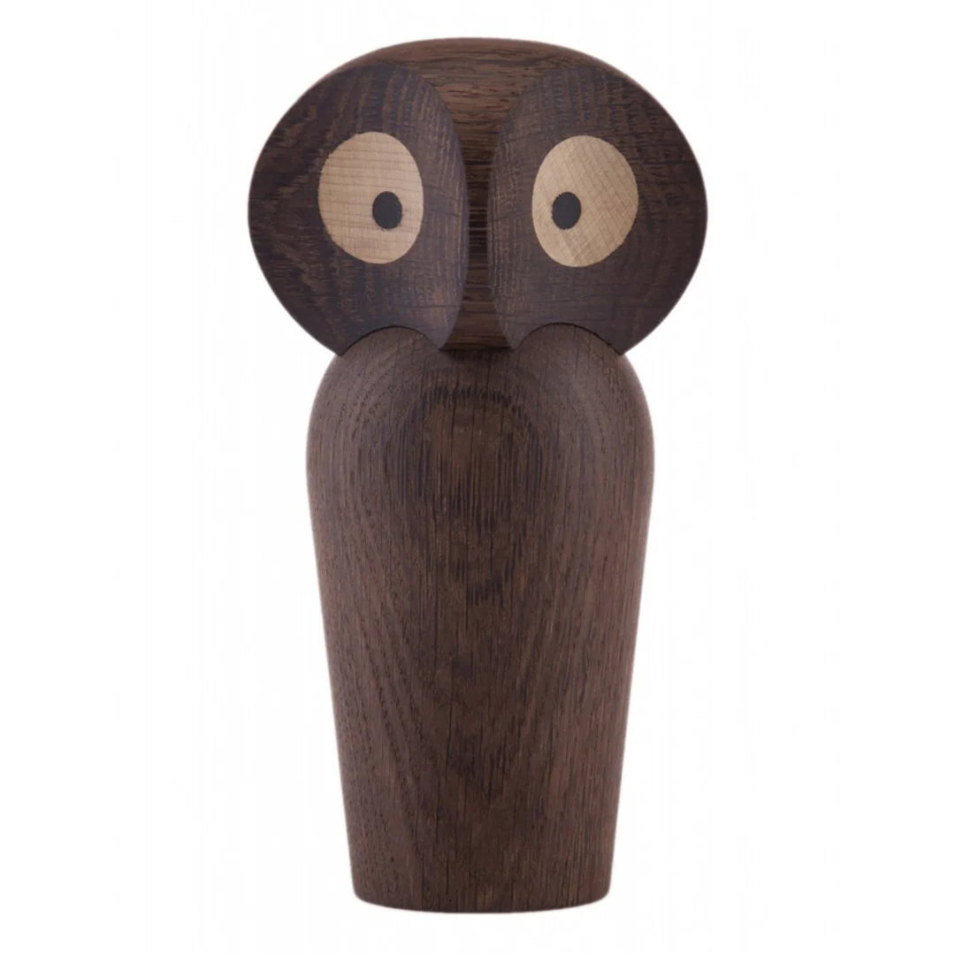 Architectmade Eule – ikonische Holzfigur mit drehbarem Kopf