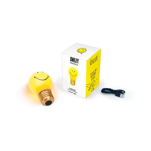 Smiley – Wiederaufladbare Glühbirne – SuckUK