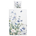 Sengesæt - Koustrup & co. - Blue Flower Garden - 100% Økologisk bomuld - Designet af Jim Lyngvild
