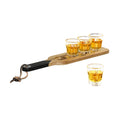 Serving Paddle with Shot Glasses from Gentlemen's Hardware