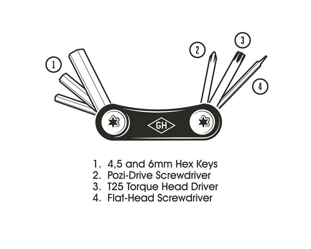 Multitool für das Fahrrad