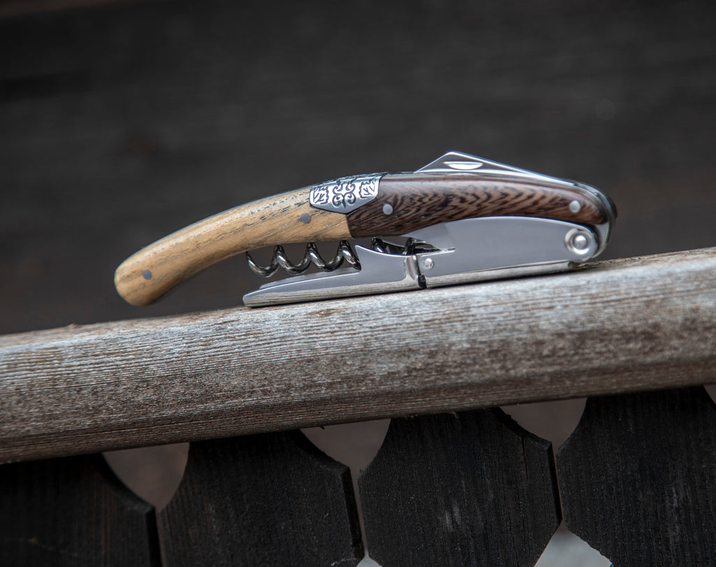 Legnoart PRIMITIVO Korkenzieher, Wenge-Eichenholz