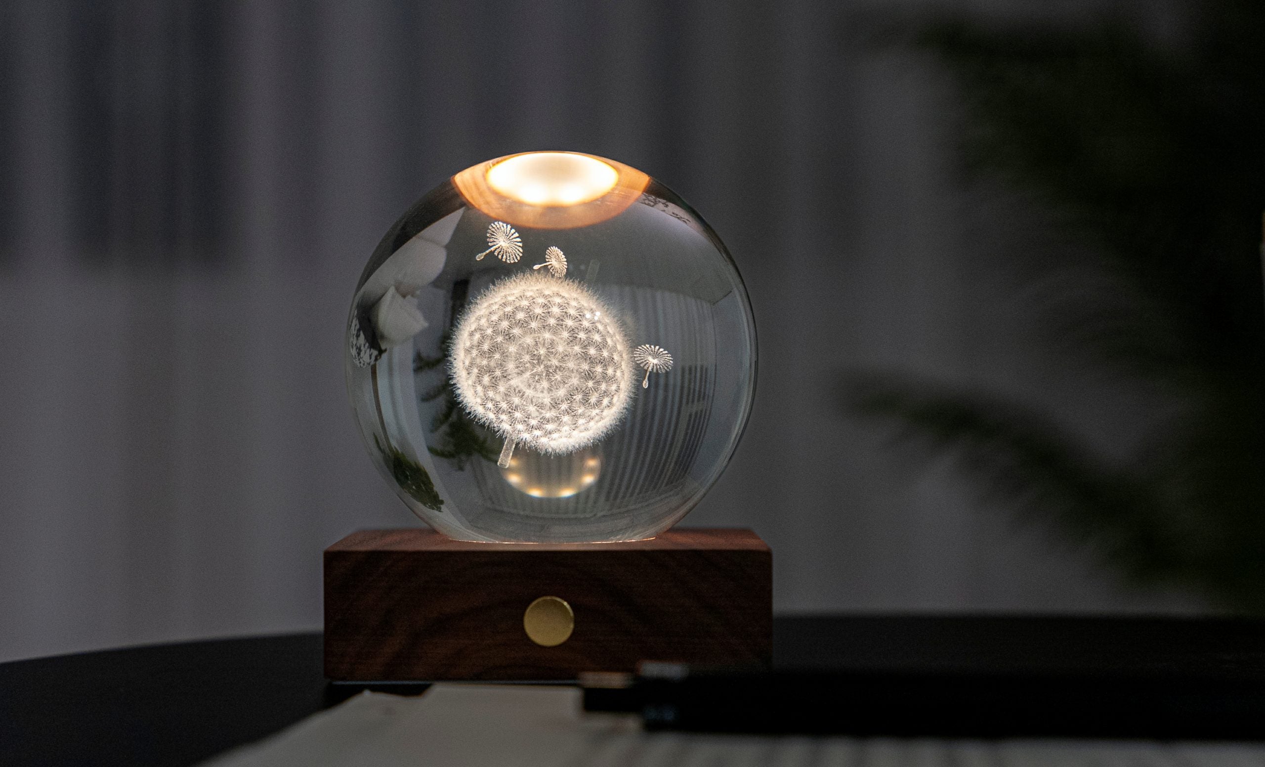 Gingko Design - Amber Crystal Light – dekorative LED-Kristallleuchte