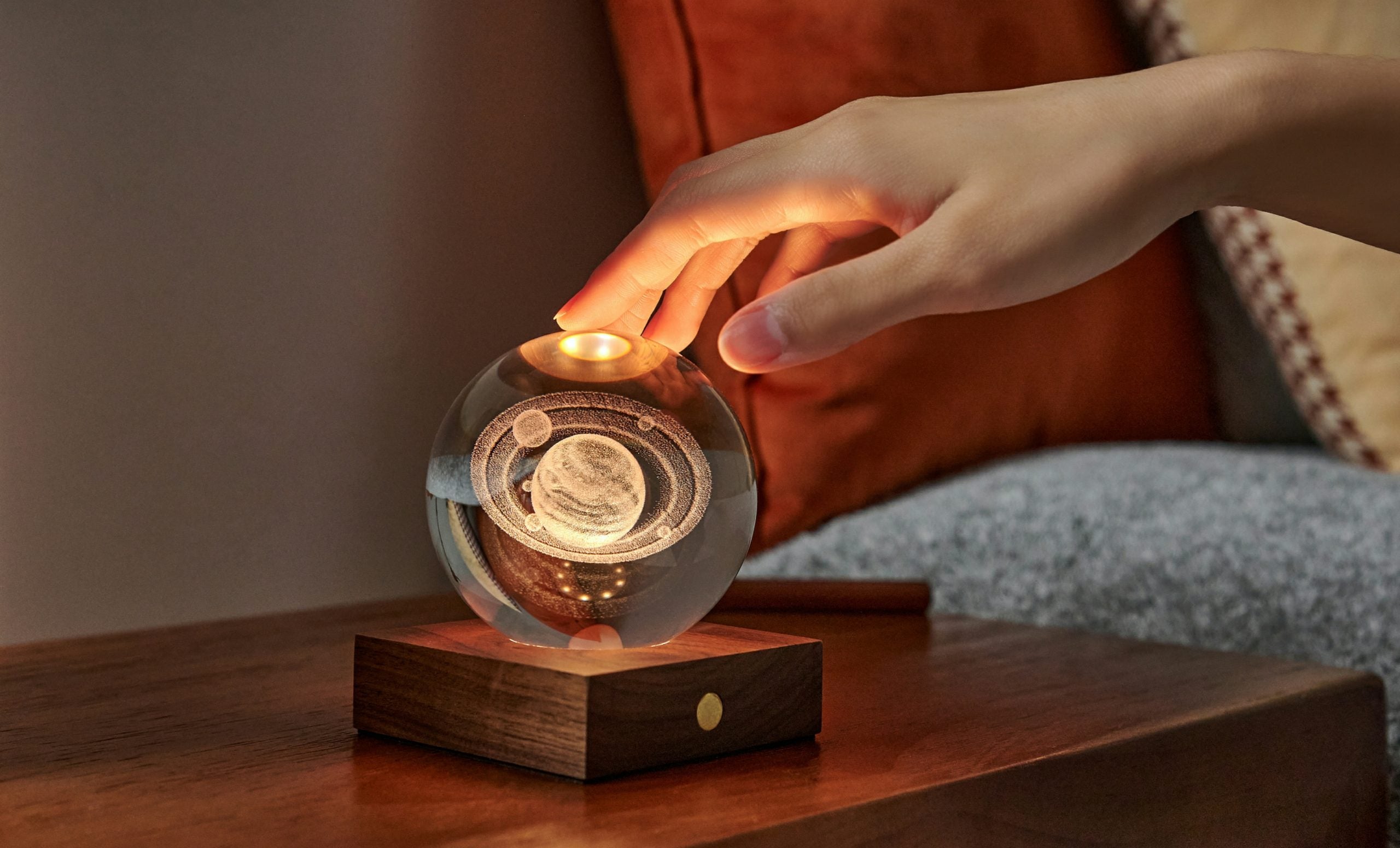 Gingko Design - Amber Crystal Light – dekorative LED-Kristallleuchte
