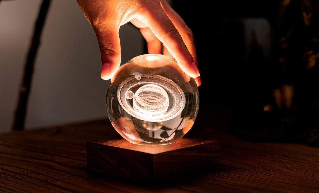 Gingko Design - Amber Crystal Light – dekorative LED-Kristallleuchte