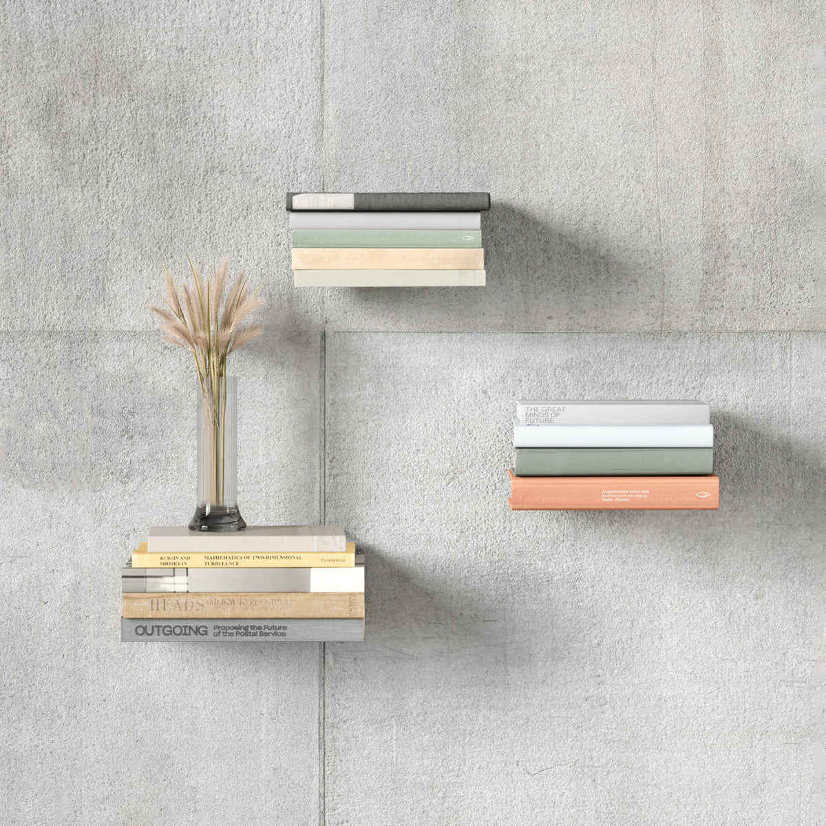 Invisible Bookshelf - Set of 3