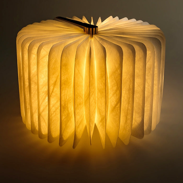 Walnut book lamp - A6 format