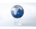 MOVA Globe – Rotierender Globus, angetrieben durch Solarzellen – Erde – Blau/Silber