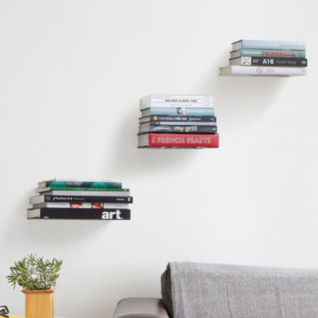 Unsichtbares Bücherregal – 3er-Set