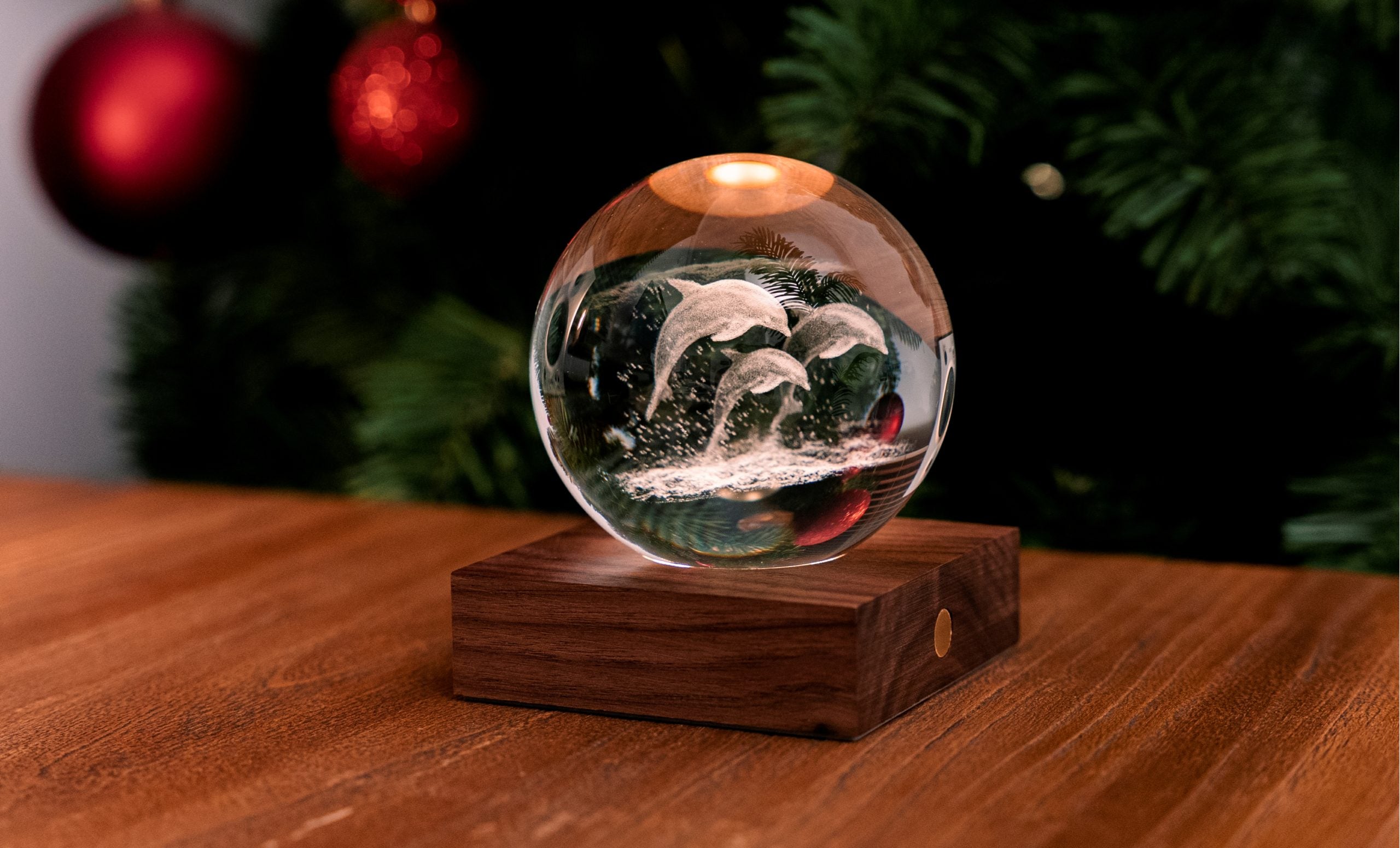 Gingko Design - Amber Crystal Light – dekorative LED-Kristallleuchte