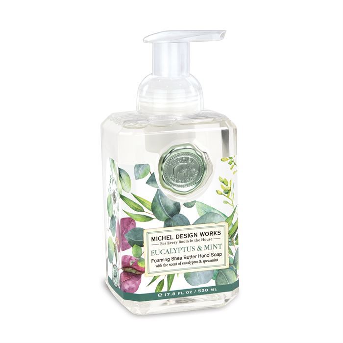 Skumhåndsæbe med aloe - Michel Design Works- Eucalyptus og Mint - Michel Design Works