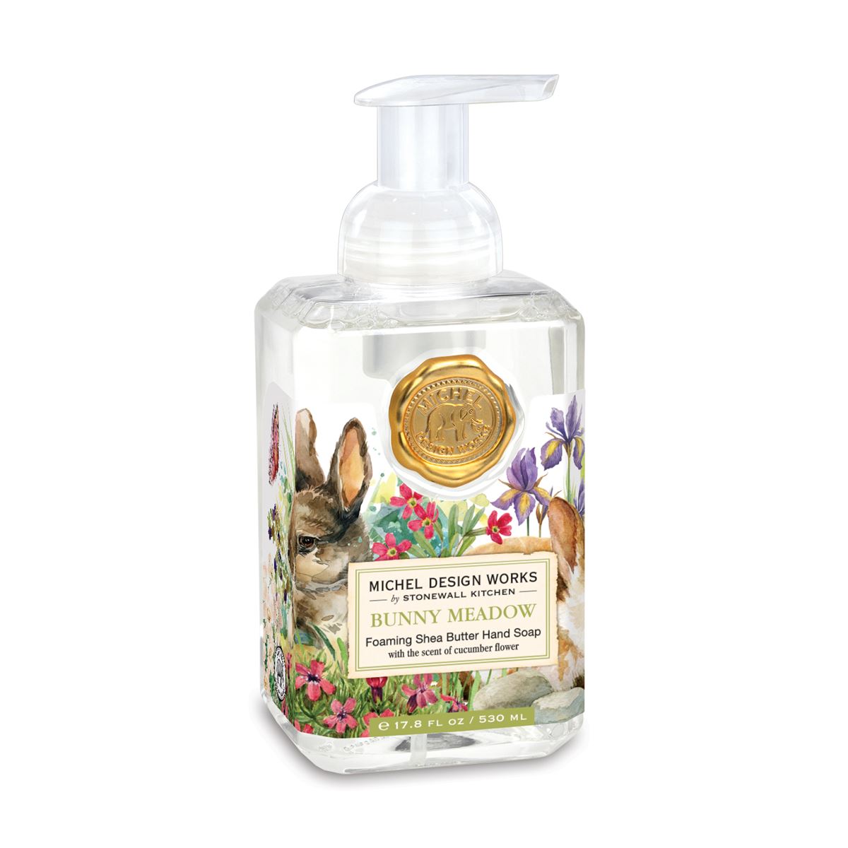 Skumhåndsæbe med aloe - Michel Design Works - Bunny Meadow