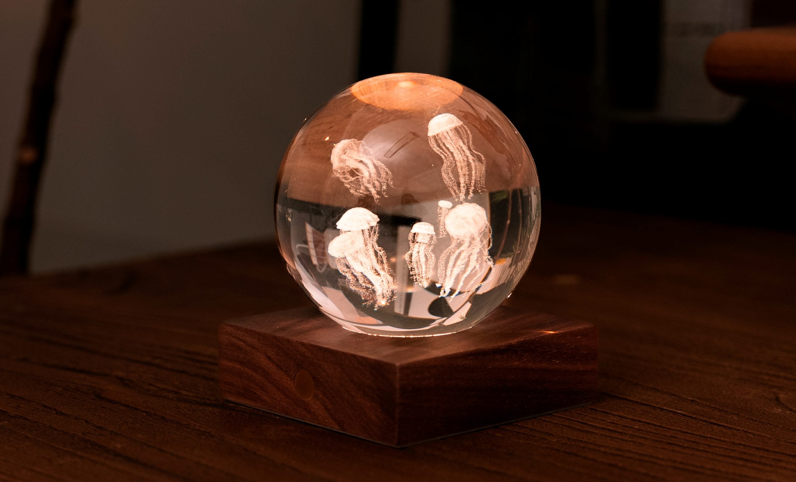 Gingko Design - Amber Crystal Light – dekorative LED-Kristallleuchte