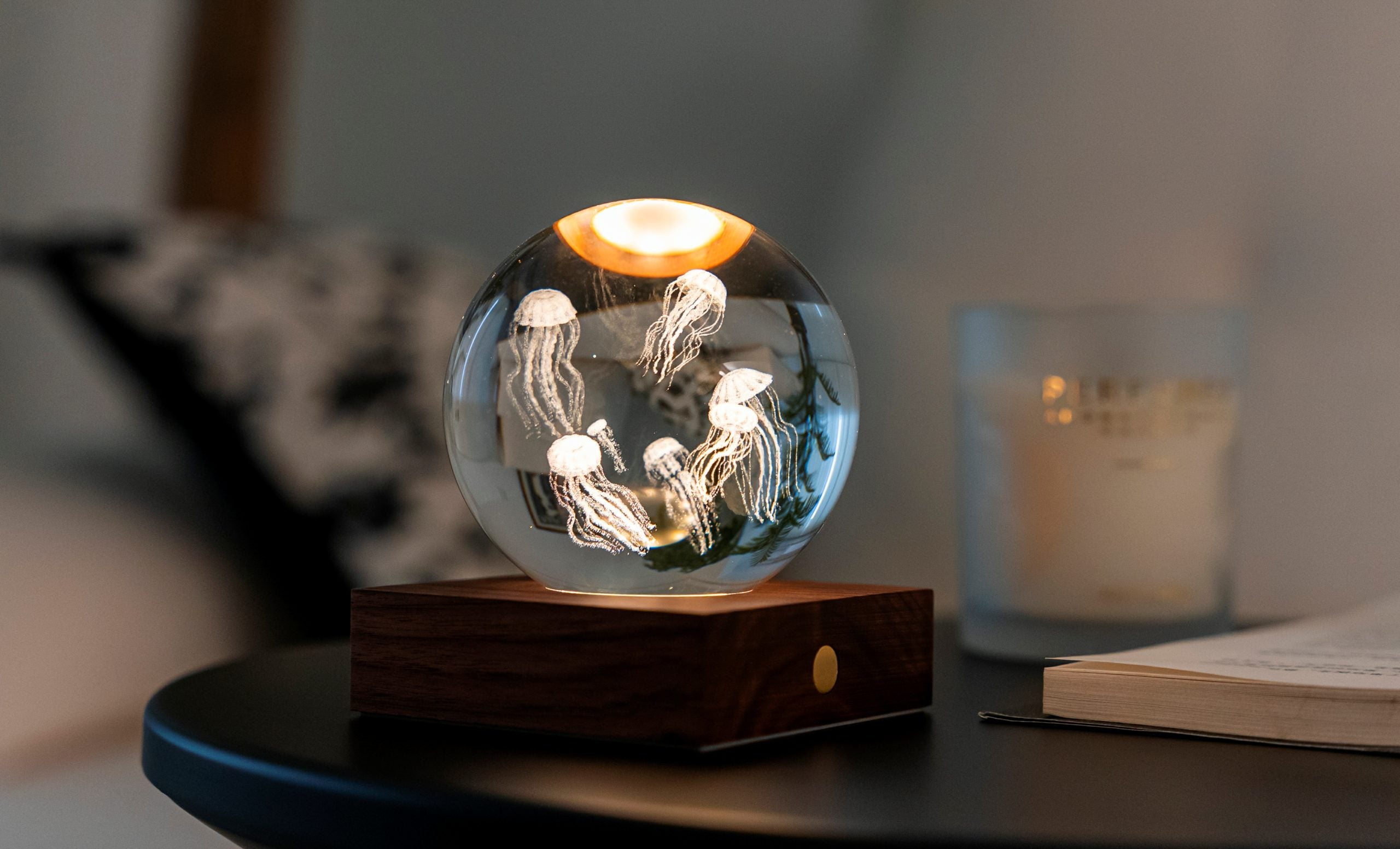 Gingko Design - Amber Crystal Light – dekorativ LED-krystal lampe