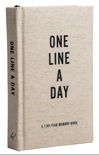 Tagebuch - One Line a Day - Schreiben Sie jeden Tag eine Zeile über fünf Jahre - LEINWAND