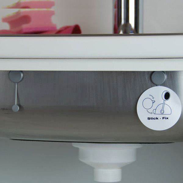Dishcloth Holder - Magnetic - Stainless steel