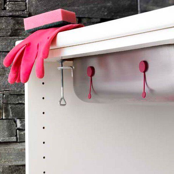Dishcloth Holder - Magnetic - Stainless steel