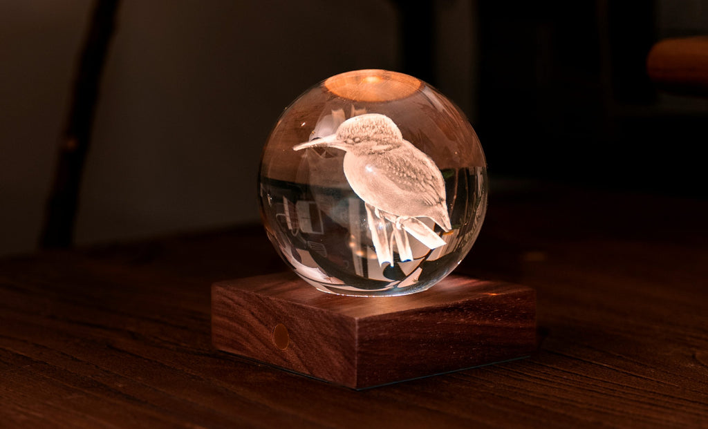 Gingko Design - Amber Crystal Light – dekorative LED-Kristallleuchte