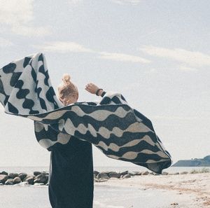 Plaid i uld - Klippan - Margaret rose