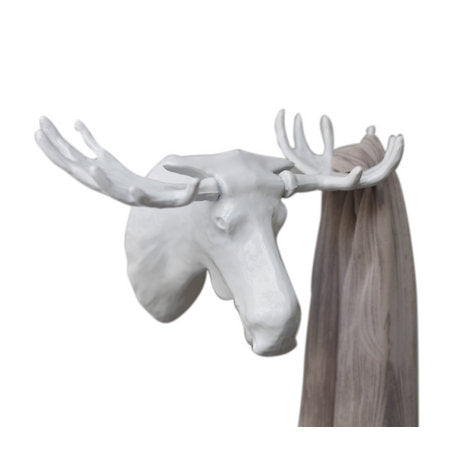 Moose Hook / Elg knage – dekorativt gevir­sdesign til væg
