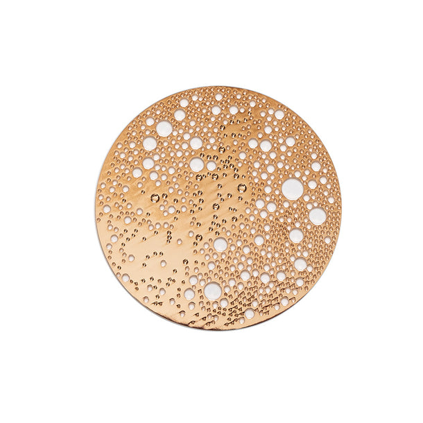 Brosche mit Magnetverschluss - Lunar - klein, Roségold