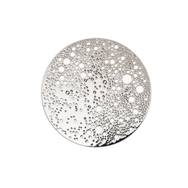 Brosche mit Magnetverschluss - Lunar - klein, silber